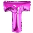 balon foliowy litera t 14 godan rozowy