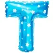 balon foliowy litera t 16 oem blekitny