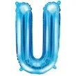 balon foliowy litera u 14 partydeco niebieski