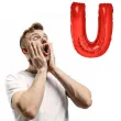 balon foliowy litera u czerwony funny fashion 40 ltr