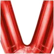 balon foliowy litera v czerwony partydeco 14 ltr