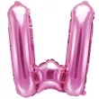 balon foliowy litera w 14 partydeco rozowy ciemny