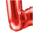balon foliowy litera w czerwony partydeco 14 ltr