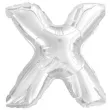 balon foliowy litera x 16 oem srebrny
