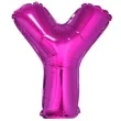 balon foliowy litera y 14 godan rozowy