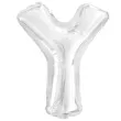 balon foliowy litera y 16 oem srebrny
