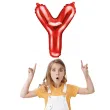 balon foliowy litera y czerwony partydeco 14 ltr