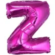 balon foliowy litera z 14 godan rozowy