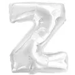 balon foliowy litera z 16 oem srebrny