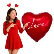 balon foliowy love czerwony 18 hrt