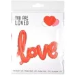 balon foliowy love czerwony arpex 45 x 60 cm