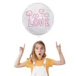 balon foliowy love rozowe transparentny tuban 18 rnd