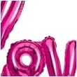 balon foliowy love rozowy jix 27 shp