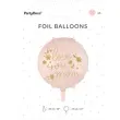balon foliowy love you mom rozowy zloty partydeco 18 rnd