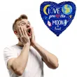 balon foliowy love you to the moon flexmetal 18 hrt