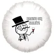 balon foliowy mem milord brawo sie nalezy bialy 18 rnd