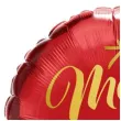 balon foliowy merry christmas czerwony qualatex 18 rnd