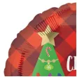 balon foliowy merry christmas flanelowa krata amscan 18 rnd