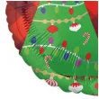 balon foliowy merry christmas flanelowa krata amscan 18 rnd