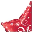 balon foliowy merry christmas gwiazda czerwony qualatex 20 str