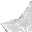 balon foliowy merry christmas gwiazda srebrny qualatex 20 str