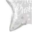 balon foliowy merry christmas gwiazda srebrny qualatex 20 str