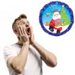 balon foliowy merry christmas mikolaj z prezentami flexmetal 18 rnd