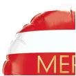 balon foliowy merry christmas pasy qualatex 18 rnd