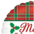 balon foliowy merry christmas swiateczna kratka betallic 18 rnd