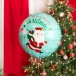 balon foliowy merry christmas swiety mikolaj w pospiechu partypal 18 rnd
