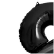 balon foliowy metalizowana cyfra 8 czarny partydeco 33 dgt