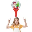 balon foliowy mikolaj z choinka i prezentem 18 hnd