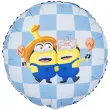 balon foliowy minionki pastylka partydeco 18 rnd