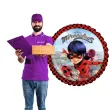 balon foliowy miraculous biedronka amscan 17 rnd