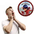 balon foliowy miraculous biedronka amscan 17 rnd