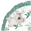 balon foliowy misie koala amscan 18 rnd