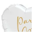 balon foliowy mloda para i obraczki bialo zloty 18 hrt