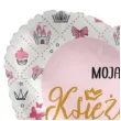 balon foliowy moja ksiezniczka serce roz premioloon 17 hrt