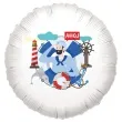 balon foliowy morska przygoda bialy 18 rnd