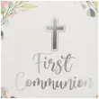 balon foliowy my first communion dekoracja na komunie swieta rozowy 18 rnd