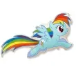 balon foliowy my little pony rainbow dash flexmetal 40 shp