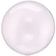 balon foliowy na urodziny wesele transparentna kula przezroczysta rozowa crystal 16 orb
