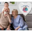 balon foliowy na wszelki wypadek jest babcia i dziadek bialy 18 hrt