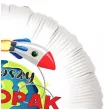 balon foliowy najlepszy chlopak w kosmosie bialy 18 rnd