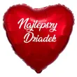 balon foliowy najlepszy dziadek czerwony 18 hrt
