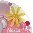 balon foliowy nasza mala coreczka rozowy premioloon 17 rnd