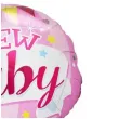 balon foliowy new baby dziewczynka w balonie flexmetal 24 shp