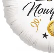 balon foliowy nowy rok 2025 bialy 18 rnd