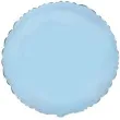 balon foliowy okragly blekitny flexmetal 18 rnd