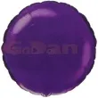 balon foliowy okragly fioletowy flexmetal 18 rnd